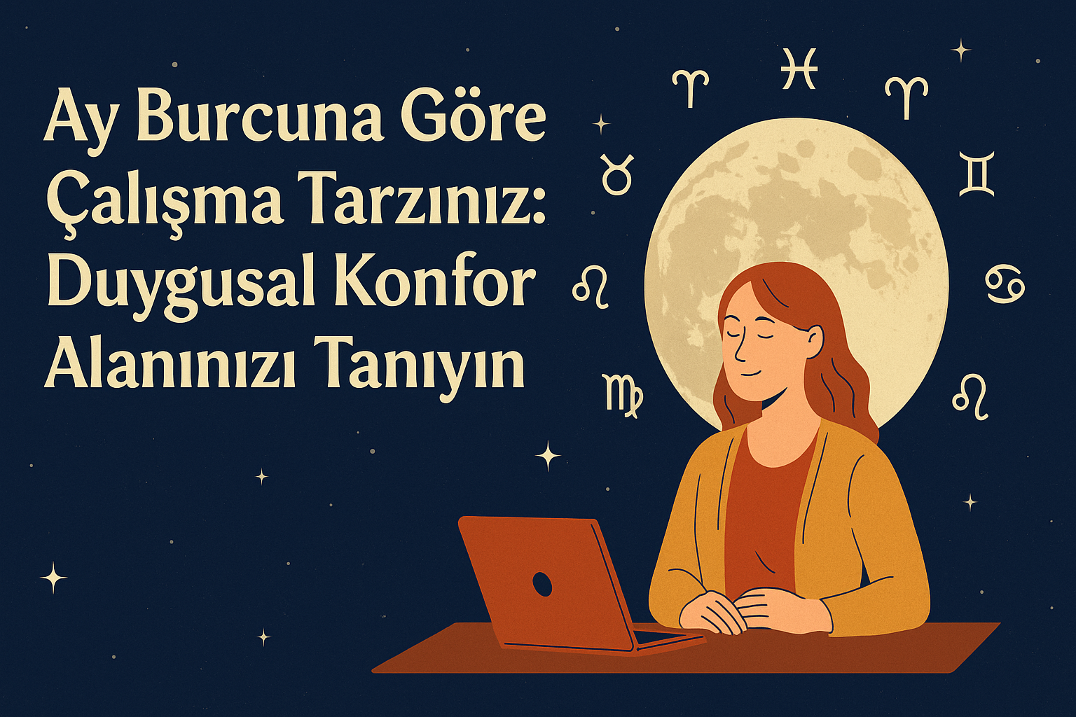 Ay Burcuna Göre Çalışma Tarzınız: Duygusal Konfor Alanınızı Tanıyın Ay Burcuna Göre Çalışma Tarzınız: Duygusal Konfor Alanınızı Tanıyın