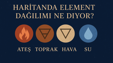 Haritanda Element Dağılımı Ne Diyor? (Ateş, Toprak, Hava, Su)