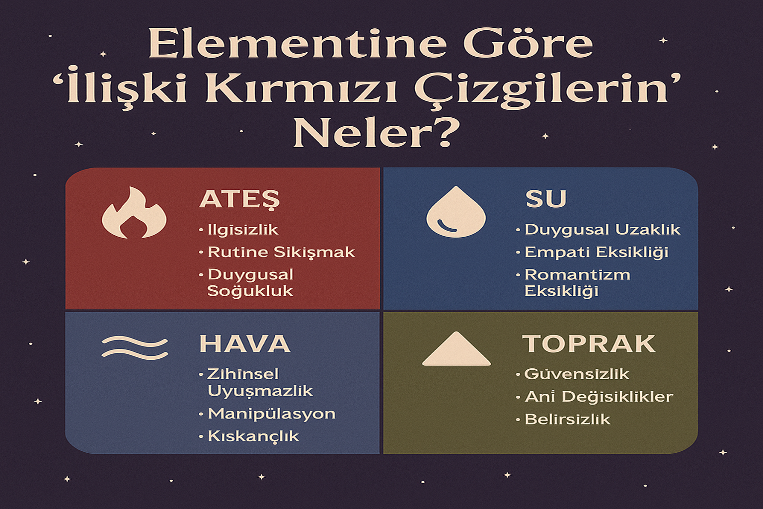 Elementine Göre ‘İlişki Kırmızı Çizgilerin’ Neler? Elementine Göre ‘İlişki Kırmızı Çizgilerin’ Neler?