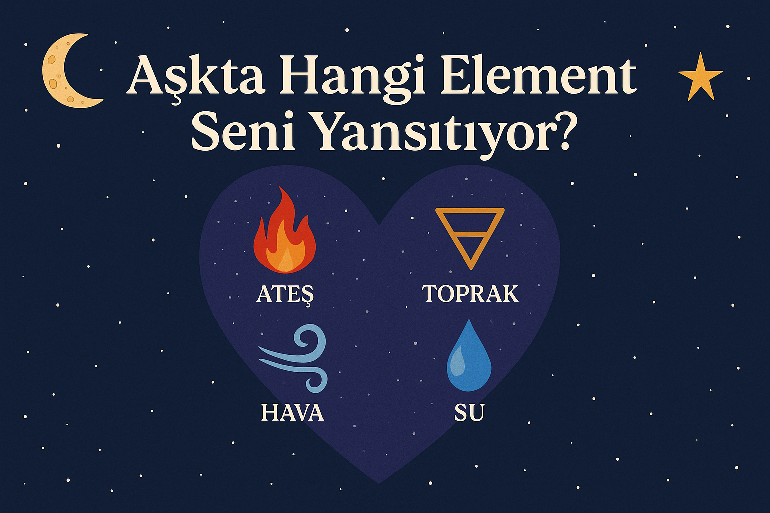 Aşkta Hangi Element Seni Yansıtıyor? Aşkta Hangi Element Seni Yansıtıyor?