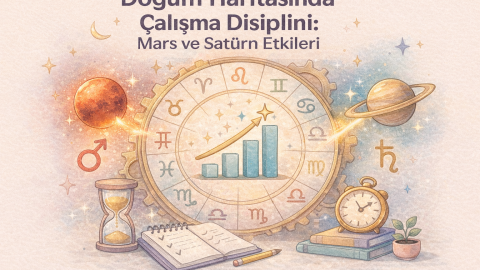 Doğum Haritasında Çalışma Disiplini: Mars ve Satürn Etkileri