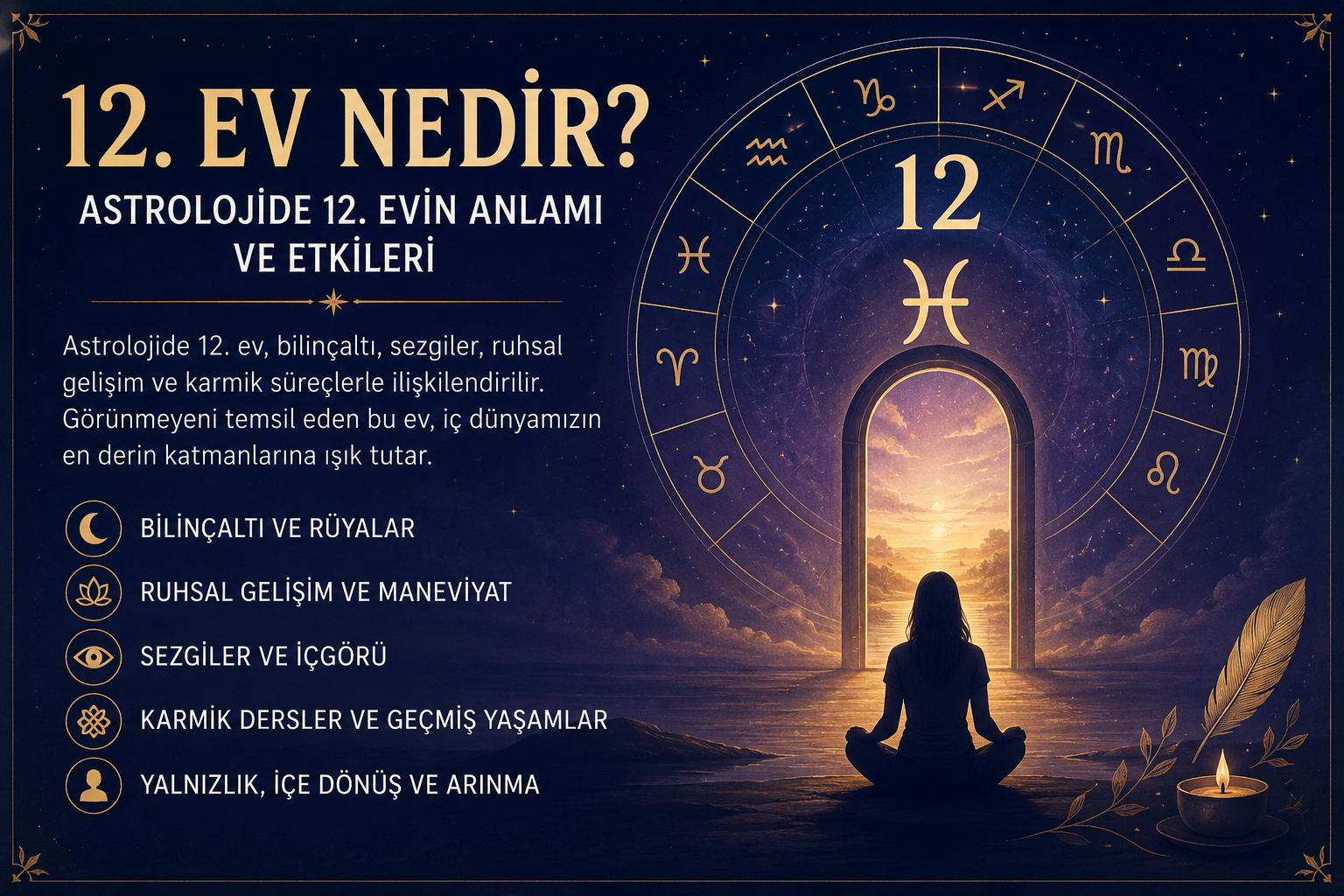 12. Ev Nedir? Astrolojide 12. Evin Anlamı ve Etkileri 12. Ev Nedir? Astrolojide 12. Evin Anlamı ve Etkileri