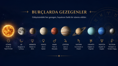 Burçlarda Gezegenler: Hayatımızı Nasıl Etkiliyorlar?