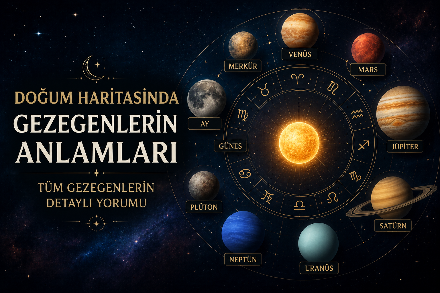Doğum Haritasında Gezegenlerin Anlamları Doğum Haritasında Gezegenlerin Anlamları
